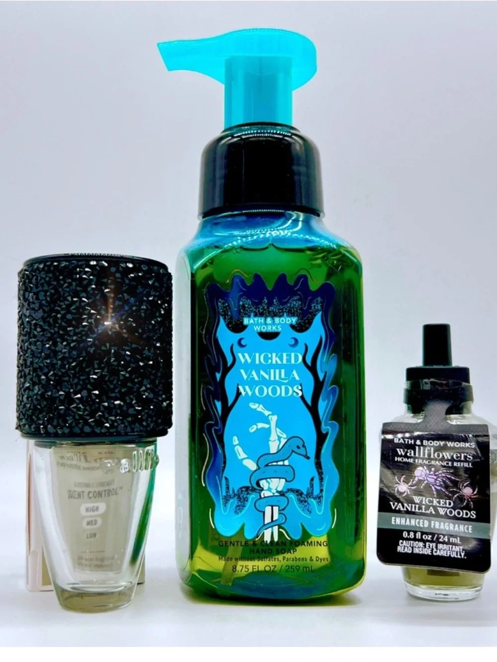 🖤 Bath & Body Works Wicked Vanilla Woods 7 Pc Collector Set 🐍✨